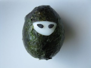 Nutrition Tip Westboro: Egg Ninja in sea weed. 